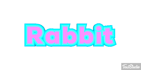 Rabbit Effetto testo