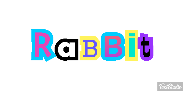Rabbit Effetto testo