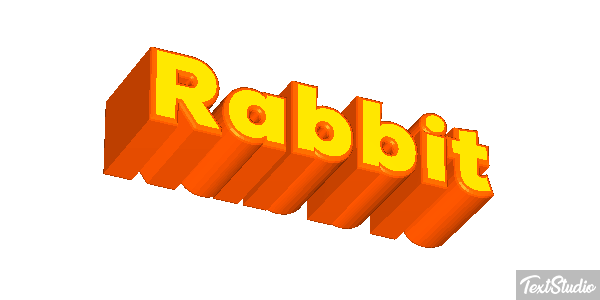 Rabbit Effetto testo