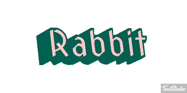 Rabbit Effetto testo