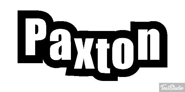 Paxton Efecto de texto