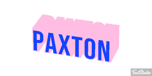 Paxton Efecto de texto