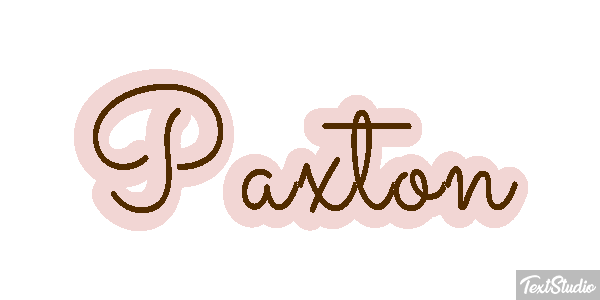 Paxton Efecto de texto
