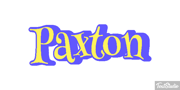 Paxton Efecto de texto