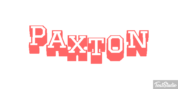 Paxton Efecto de texto