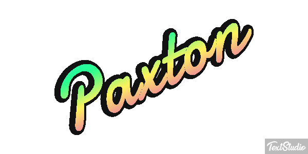 Paxton Efecto de texto