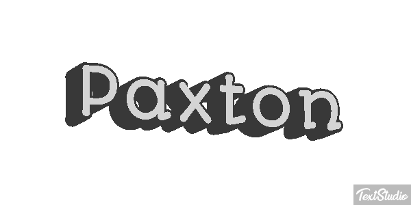 Paxton Efecto de texto