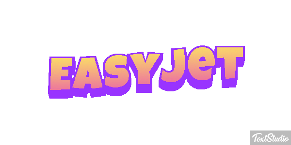 EasyJet Efecto de texto