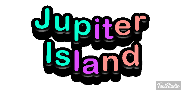 Jupiter Island Effetto testo