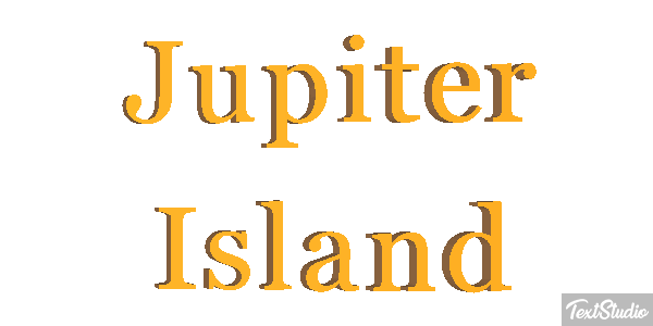 Jupiter Island Effetto testo