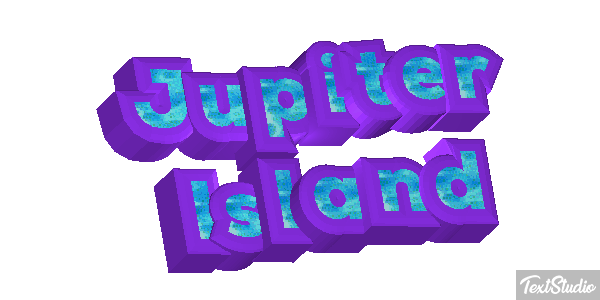 Jupiter Island Effetto testo