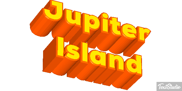 Jupiter Island Effetto testo