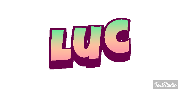 Luc Text effect