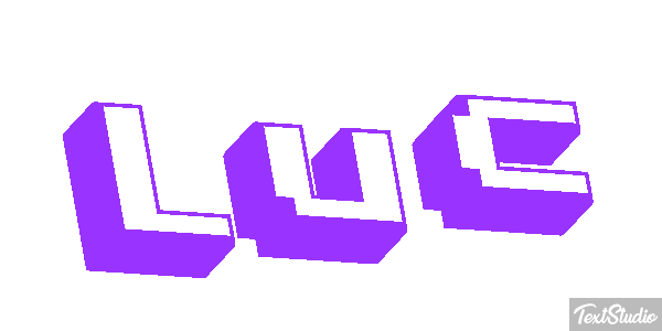 Luc Text effect