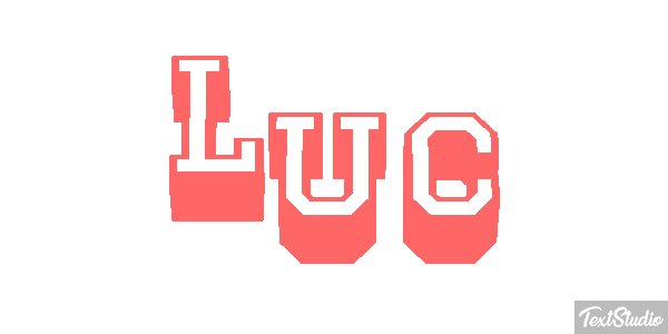 Luc Text effect
