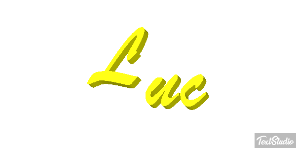 Luc Text effect