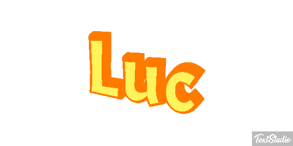 Luc Text effect