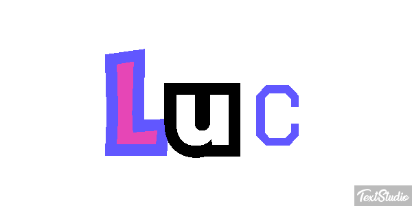 Luc Text effect