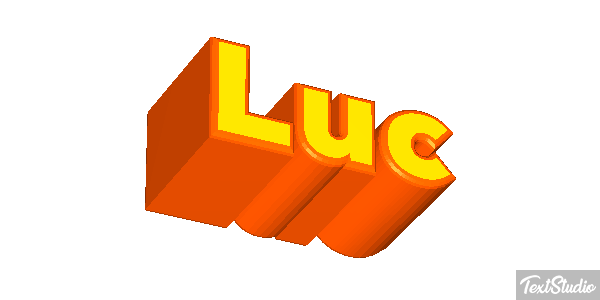 Luc Text effect