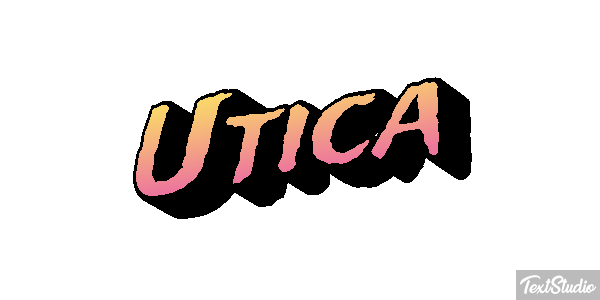 Utica Efecto de texto