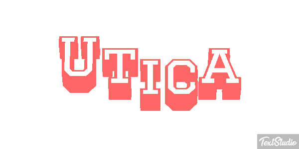 Utica Efecto de texto