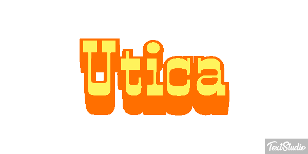 Utica Efecto de texto