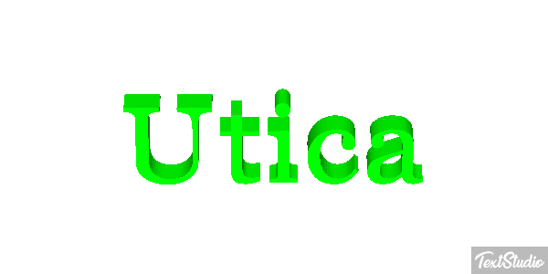 Utica Efecto de texto
