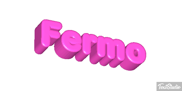 Fermo Effetto testo