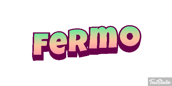 Fermo Effetto testo