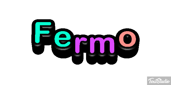 Fermo Effetto testo