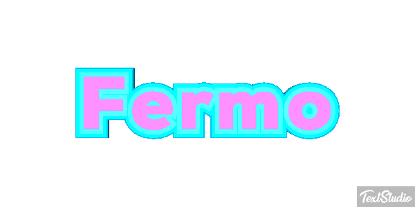 Fermo Effetto testo