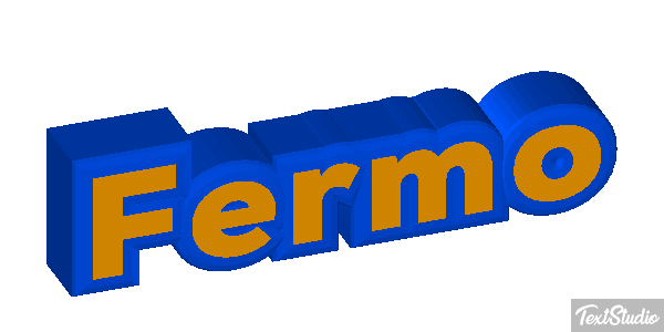 Fermo Effetto testo