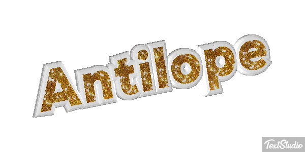 Antilope Texteffekt