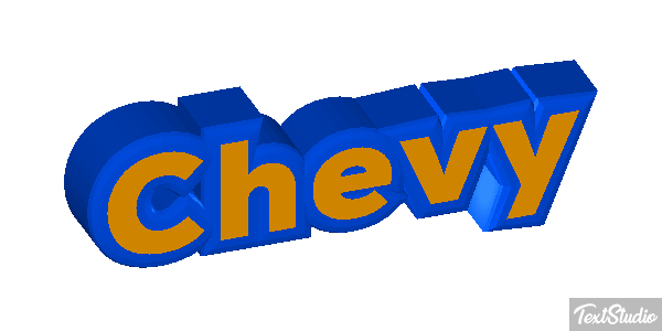 Chevy Effetto testo
