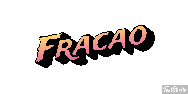 Fração Efeito do texto