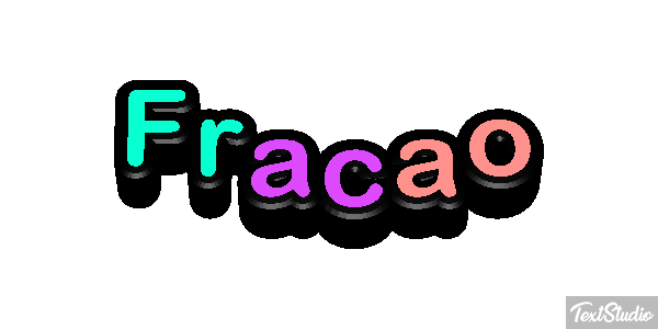 Fração Efeito do texto