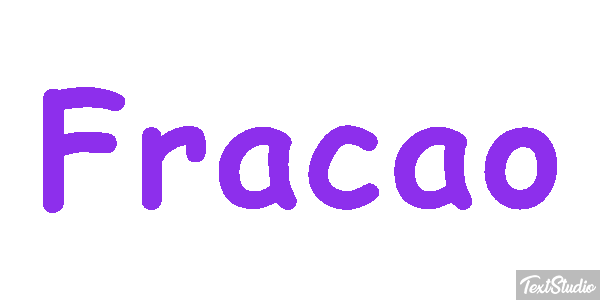 Fração Efeito do texto
