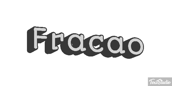 Fração Efeito do texto
