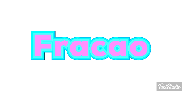 Fração Efeito do texto