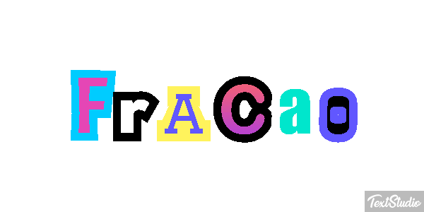 Fração Efeito do texto