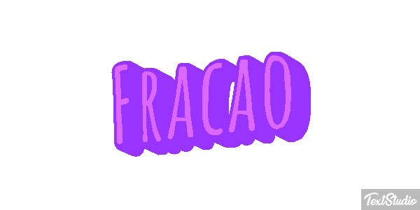 Fração Efeito do texto