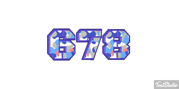 678 Text effect