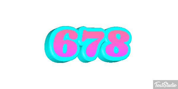 678 Text effect