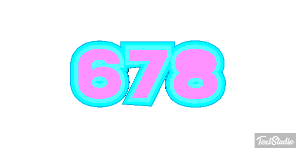 678 Text effect