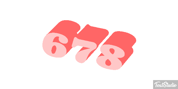 678 Text effect