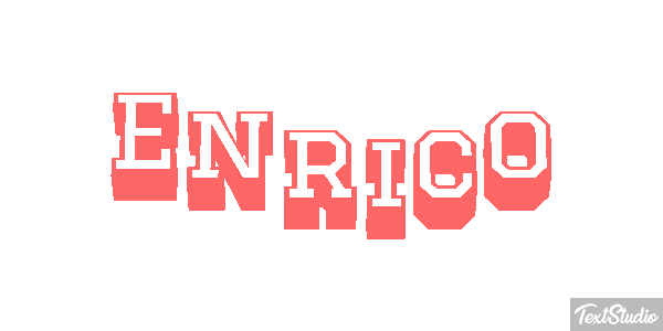Enrico テキスト効果