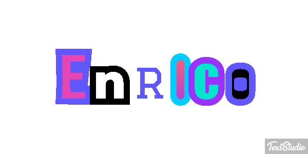 Enrico テキスト効果