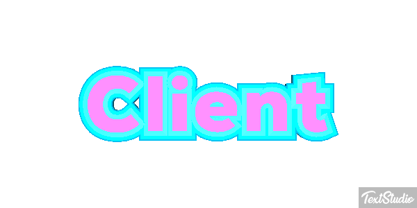Client Text effect
