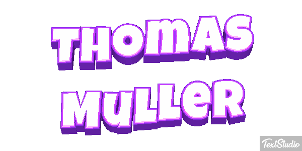 Thomas Müller Text effect