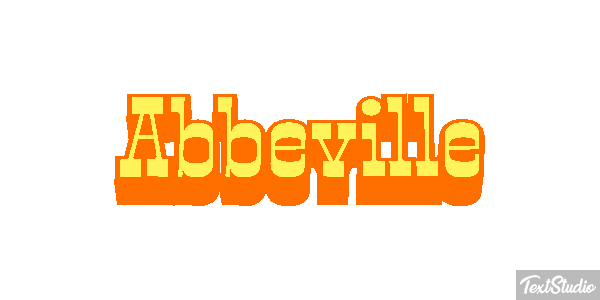 Abbeville Texteffekt